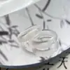 Atacado de fábrica anel de corrida de calcedônia gelo alto natural anel fino anel de cauda anel liso simples livro vermelho pequeno venda quente