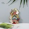 Imanes de Nevera de Metal para Ciudades Turísticas con Patrimonio Cultural y Creativo, Artesanías de Esmalte con Pintura Horneada, Imanes de Nevera Magnéticos en Relieve