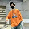 Camiseta de Manga Larga con Cuello Redondo para Niños, Ropa Interior Básica Infantil, Camiseta 100% Algodón, Nuevo Top Otoñal Primavera y Otoño 2026