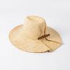 Primavera y Verano nueva moda tejido a mano doble capa rafia cola de milano plisado hebilla de cinturón sombrero de jazz playa red de moda sombrero de paja marea