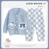 Pijama para Niña, Pijama Infantil de Medio Terciopelo, Terciopelo Coral de Dibujos Animados, Cálido y Suave, Engrosado para Otoño e Invierno, Ropa de Casa