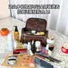 Aliexpress El Más Vendido Bolso de Tocador Portátil con Cremallera de Imitación de Cuero, Gran Capacidad, Conveniente Bolsa Impermeable para Guardar Artículos de Tocador
