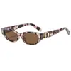 Gafas de Sol Pequeñas con Montura Transparente Estilo Ojo de Gato Estilo Callejero Europeo y Americano Gafas Unisex Versátiles de Moda Tendencia 206 D110