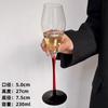 Conjunto de Taças de Champanhe Vermelhas e Pretas em Estilo Europeu Criativo Copo de Cristal Taça de Vinho Tinto Cálice Par de Taças de Coquetel de Bar