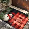 Serie de Árbol de Navidad Más Vendida de Temu Transfronteriza Felpa de Cristal Alfombrillas Decorativas de Piso para Sala de Estar, Entrada, Dormitorio, Resistentes a Manchas, En Stock al por Mayor