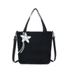 Bolso tote de nylon con estampado de estrellas estilo coreano, nuevo, transfronterizo, gran capacidad, bolso de hombro, bolso de mano, adecuado para ir al trabajo, versátil y casual para mujeres