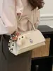 Bolso coreano de nicho, nueva moda verano 2026, bandolera de color sólido texturizado, bolso de mujer elegante de alto valor