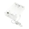 No. Caja de Batería de 5 Compartimentos para 3 Pilas, Portapilas Transparente con Interruptor y Tapa, Caja de Batería de 3 Compartimentos AA 4.5V para Cadena de Luces LED