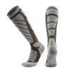 Meias Esportivas Profissionais para Esqui Outdoor Masculinas de Cano Alto Outono e Inverno Confortáveis Resistentes ao Desgaste Absorventes de Umidade Respiráveis com Fundo de Toalha Espessado