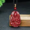 Colgante de Buda Nacimiento de los Doce Signos del Zodíaco con Sello Dorado de Arena de Cristal de Alto Contenido, Colgante de las Ocho Deidades Guardianas de Cinabrio, Fuente de Suministro para Transmisiones en Vivo