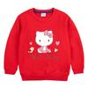 Sudadera de cuello redondo para niña, primavera y otoño 2023, nueva sudadera de algodón estilo occidental para niña, abrigo informal de manga larga para niña