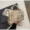 Bolsa Mensageiro de Mão Tecida Estilo Coreano Explosões Populares Transversal Bolsa Pequena Feminina 2024 Nova Moda Bolsa de Ombro para Trabalho