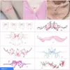 Adesivos de Tatuagem à Prova d'Água Succubus para Meninas Cobertura de Cicatriz de Cesariana Borboleta Sexy Barriga Perna Braço Tentação Longa Duração Pequeno Fresco