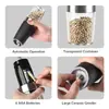 Molino de Pimienta Eléctrico al por Mayor de Fábrica Pimienta Negra Sal Marina Molinillo Casero Molinillo Automático con Sensor de Gravedad