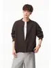 Camiseta Sencilla de Manga Larga con Media Cremallera Estilo Old Money para Hombre, Chaqueta Cardigan Pullover Casual de Moda