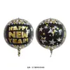 Serie de Año Nuevo Transfronteriza Globo de Modelado de Película de Aluminio Set de Letras de Año Nuevo de 16 pulgadas Arreglo de Fiesta de Año Nuevo