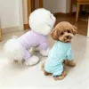 Ropa para Mascotas, Ropa de Verano para Mascotas, Ropa Refrigerante Transpirable Delgada de Cuatro Patas para Perros Pequeños, Ropa para Perros Teddy Bichón