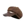 Primavera Nova Boina Maillard Rosto Feminino Pequenas Nuvens Chapéu Octogonal Artístico Retrô Pintor Chapéu Moda Rosto Pequeno