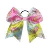 Amazon 8 Polegadas Cauda de Andorinha Laço Faixa de Cabelo Fita de Unicórnio Adereços de Performance para Cheerleading Acessórios de Cabelo Infantil