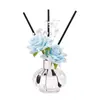 Ornamento de aromaterapia elegante com aroma de rosa, difusor de fragrância para ambientes internos, difusor sem chama para uso doméstico, presente de aromaterapia para sala de estar e quarto