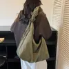 Bolso de Hombro de Gran Capacidad de Moda, Tendencia, Nuevo Estilo Coreano de Primavera, Bolso de Hombro de Nailon, Bolso de Mano Retro