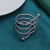 Anillo de servilleta de metal europeo y americano de venta caliente transfronteriza, hebilla para servilleta de mesa de comedor de restaurante occidental, anillo de servilleta de primavera para boda de hotel