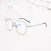 Armações de Óculos Versáteis e Modernas Unissex, Óculos Sem Grau, Armações de Óculos Semi-Titânio, Óculos de Aro Largo com Lentes de Grau, Atacado