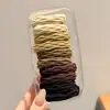 Caja de Gomas para el Cabello para Mujer 2026 Nuevo Estilo Alta Elasticidad Cuerda para el Cabello Duradera Que No Daña el Cabello Banda de Goma Accesorios para el Cabello