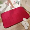 Alfombrillas de Piso de Terciopelo Coral Transfronterizas, Felpudos Gruesos Absorbentes de Agua para Baño, Felpudos y Alfombrillas Antideslizantes de Color Sólido para Dormitorio y Sala de Estar