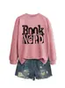 Nerd de Libros Amazon Ebay Estación Independiente Moda Elegante Casual Nueva Sudadera Camiseta Básica para Mujer Otoño e Invierno