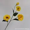 Novo Produto Flores Artificiais de Platycodon de 4 Cabeças Conjunto para Salão de Casamento Decoração Materiais Florais Ornamentos de Vitrine de Shopping Flores de Seda Atacado