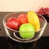 Lizun tazón de vidrio vajilla de cocina juego de tazones grande, mediano y pequeño tazón de vidrio transparente ensaladera para verduras y frutas