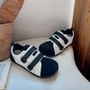 Sapatos de Velcro Feios Fofos Estilo Coreano Belle Sapatos Esportivos Brancos Originais de Nicho Chique Feminino B3512