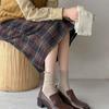 Calcetines con Volantes de Nuevo Estilo 2026 con Adorno de Encaje, Calcetines Femeninos Estilo Jk Japonés, Calcetines de Media Pantorrilla para Primavera y Otoño, Algodón Estilo Mori