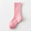 Calcetines Caídos Color Sólido Alta Elasticidad Felpa Unisex Calcetines Largos Protección Cálida para Piernas Toalla Deportiva Cómodos Calcetines de Algodón