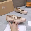 Zapatos Planos Cuadrados Estilo Ballet con Pedrería para Mujer, Zapatos Mary Jane de Tira Cruzada con Moño, Zapatos Planos de Satén, Exportación