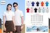 5A333#200g 50 seda de morera color cuello secundario manga corta solapa camisa POLO camiseta overol