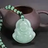 Nuevo Buda sonriente, valiente Guanyin, dragón, marca, collar alto, suéter, cadena, colgante, joyería escénica, regalo al por mayor