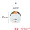Simulación caricatura perrito bola de arroz para sushi juego de comida accesorios de pegamento de crema diy adornos para casa de muñecas accesorios de resina venta al por mayor