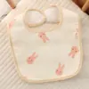 Babador de bebê com fivela traseira em forma de U, toalha de saliva, babador impermeável de algodão classe A, roupas não molhadas, babador para comer bebê, atacado