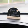 Tarjeta de Aparcamiento para Coche, Placa con Número de Teléfono para Mover el Coche, Adornos Retro Personalizados Creativos, Pizarra Pequeña, Placa de Matrícula Temporal para Mover el Coche