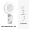 Luz de Anillo Magnética Universal para Selfies para Teléfonos Móviles, Iluminación Portátil para Selfies, Luz de Bolsillo para Fotografía al Aire Libre, Lámpara de Belleza con Luz Suave para el Rostro