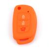 Adequado para Bolsa de Chave de Silicone Dobrável 3 Teclas Yuedong Moderno Estojo de Chave Elantra Capa Protetora de Controle Remoto Cousteau