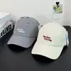 Gorra de Béisbol de Secado Rápido con Bordado de Letras de Verano para Hombres y Mujeres Circunferencia de Cabeza Grande Ligera Estilo Universitario Visera Protectora del Sol Gorra Protección Solar