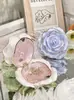 Caixa de Joias Vintage Esmaltada Gradiente Roxo Sonhador Rosa