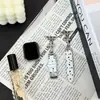[Correa de Reloj] Adecuada para Apple S12iwatch Correa de Reloj con Patrón de Estrella Incrustada de Diamantes en Forma de Cruz S10987Se Muñequera de Reloj