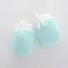 Guantes de Seda Hielo Faciales Antirrayaduras Físicas para Bebé Guantes Ajustables con Cordones para Bebé Guantes de Color de Alta Elasticidad para Recién Nacido