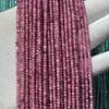 Pó Natural Turmalina Contas Soltas Contas de Prato Superfície de Corte Pedra Bruta Pulseira Colar DIY Pulseira Semi-acabada Acessórios de Joias de Cristal