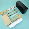 Herramientas para Hacer Sushi, Cuchillo para Sushi, Esterilla de Bambú para Enrollar, Plato de Cerámica, Cuchara Japonesa para Arroz, Juego de Moldes para Bolas de Arroz y Sushi