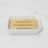 Cuadrado Brillante de Seis Piezas de Plástico para Baño Set de Seis Piezas de Portacepillos de Dientes Suministros de Baño Sencillo y Moderno Suministros de Baño